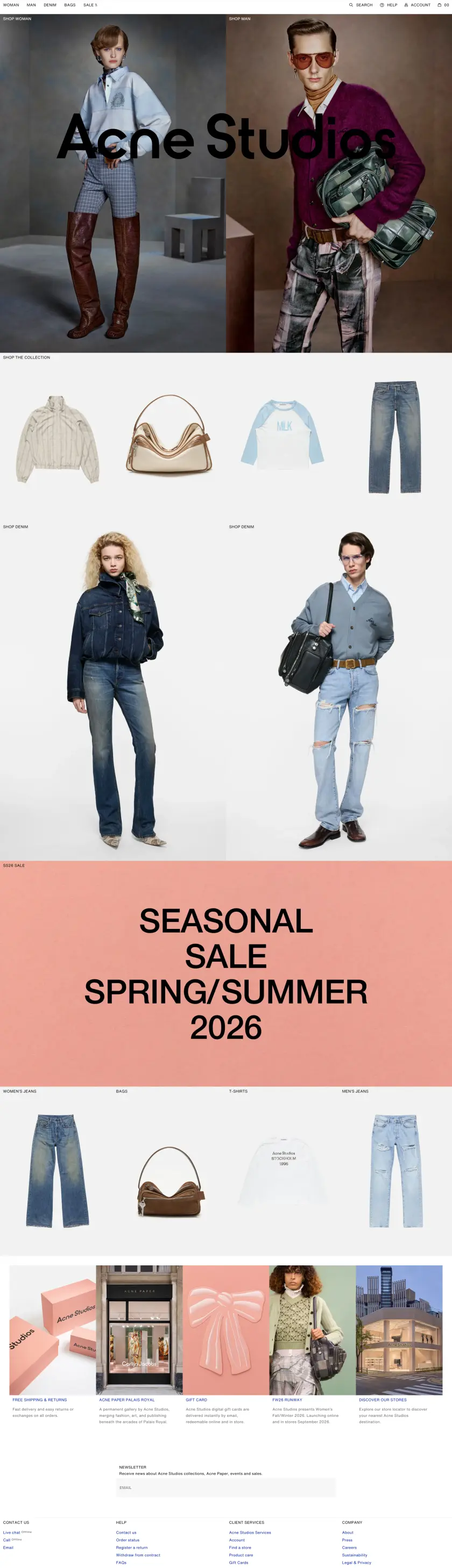 Acne Studios preview