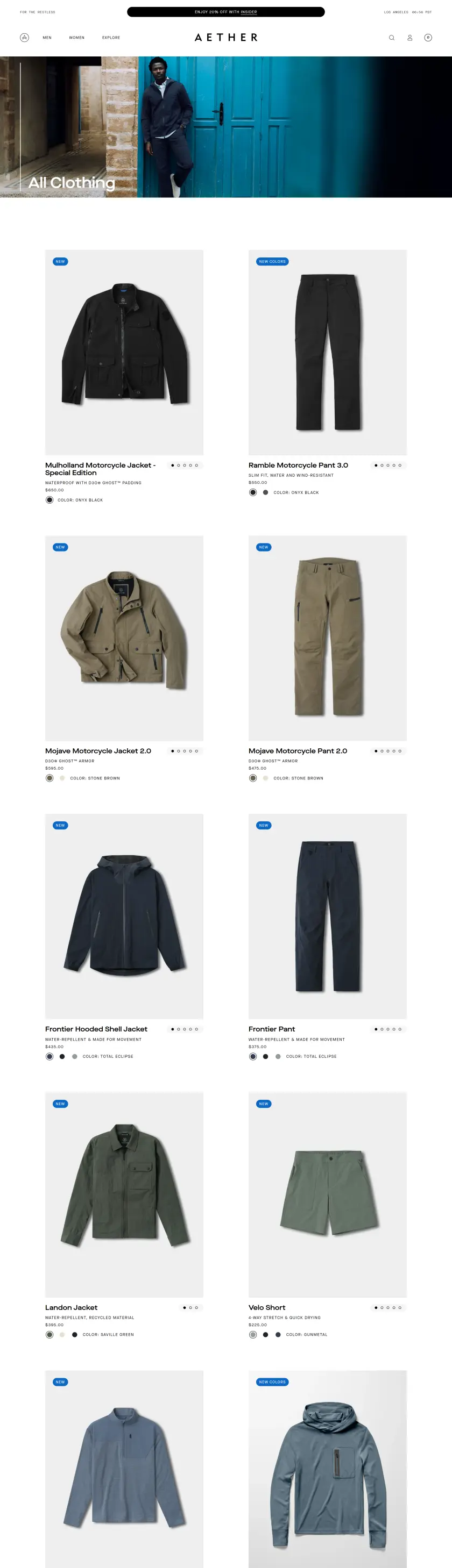 AETHER Apparel preview