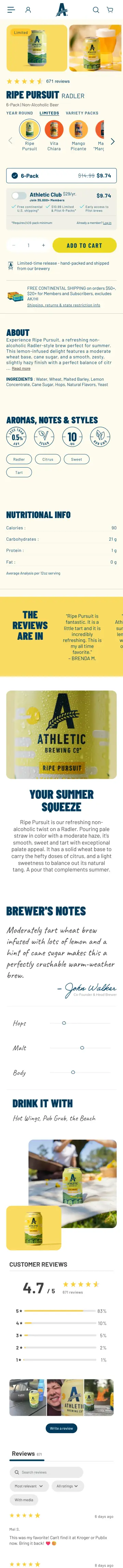 Athletic Brewing preview (mobile)