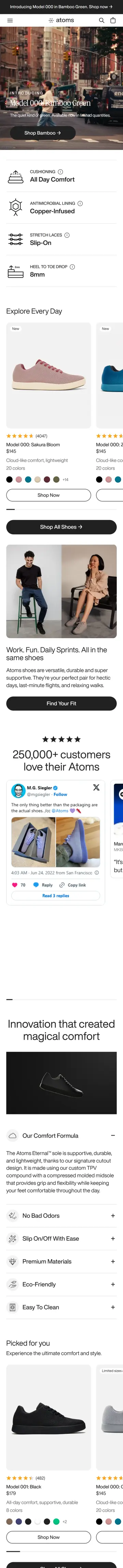 Atoms preview (mobile)