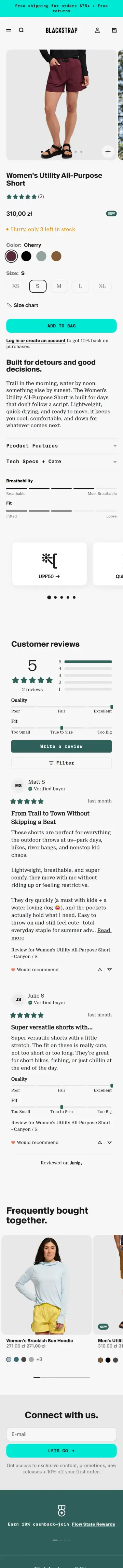 BlackStrap preview (mobile)