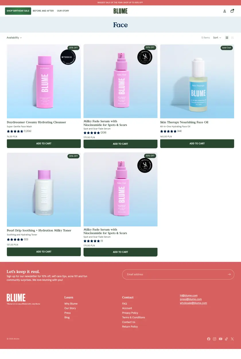 Blume preview