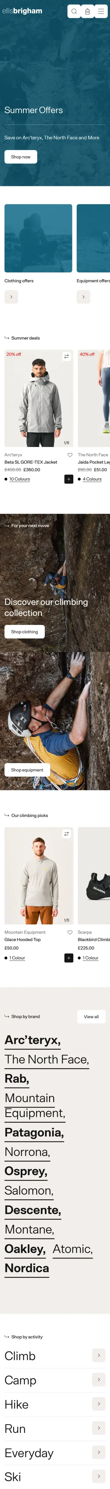 Ellis Brigham preview (mobile)