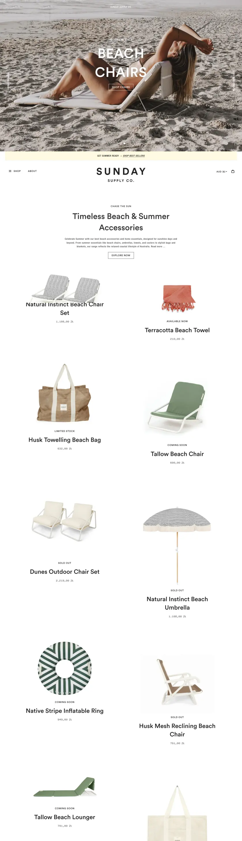 Sunday Supply Co preview