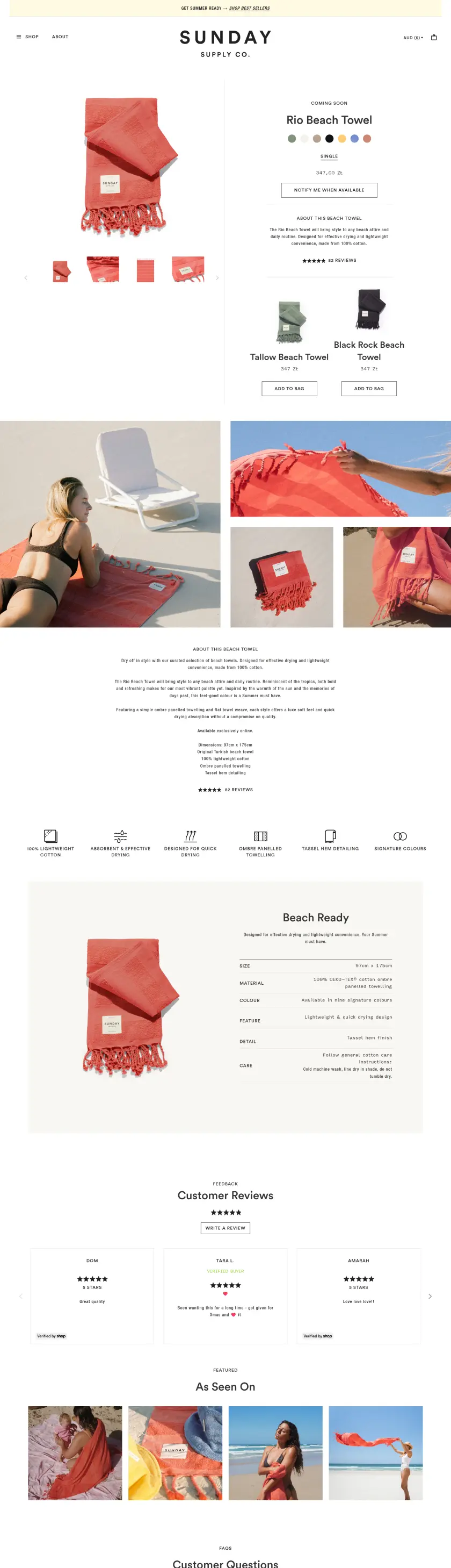 Sunday Supply Co preview