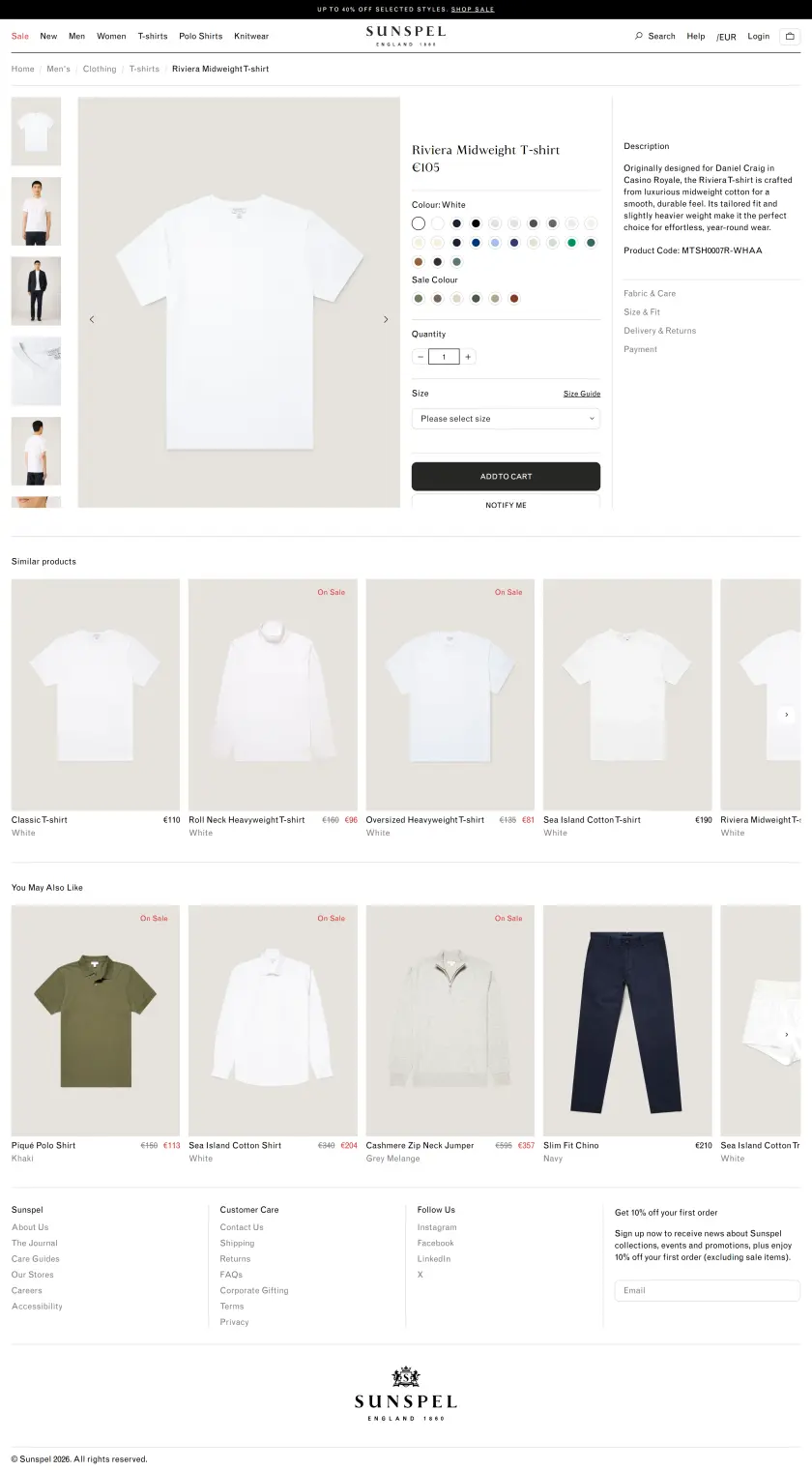 Sunspel preview