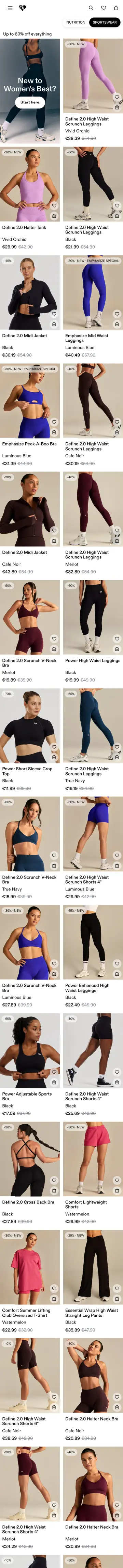 Women's Best preview (mobile)