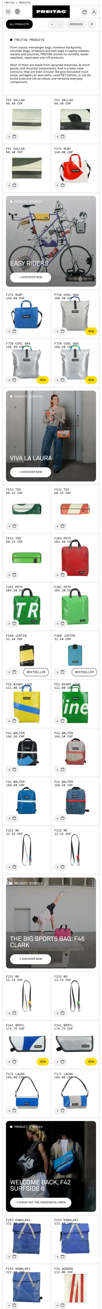 FREITAG preview (mobile)