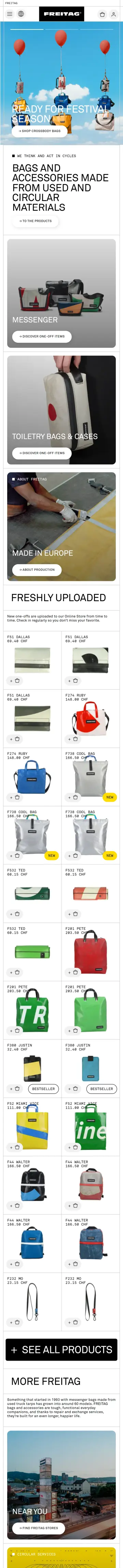 FREITAG preview (mobile)