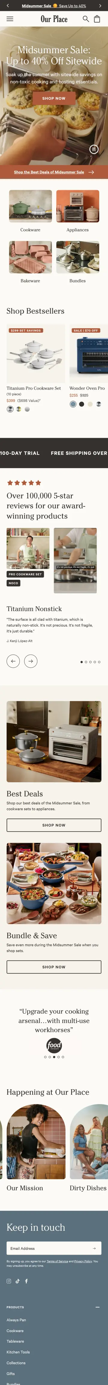 Our Place preview (mobile)