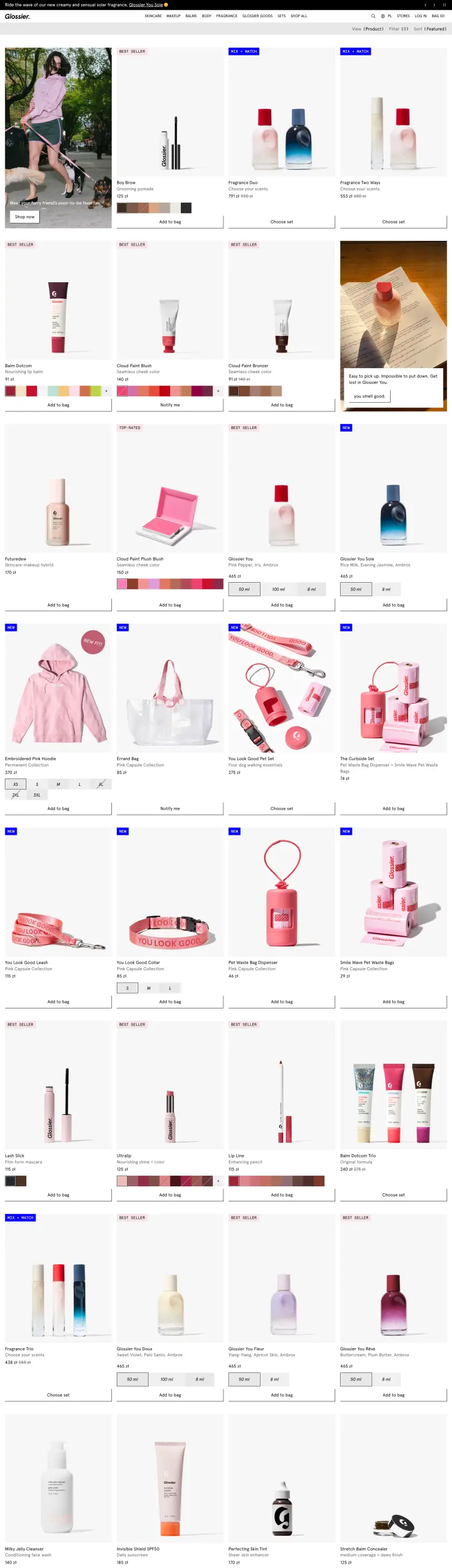 Glossier preview