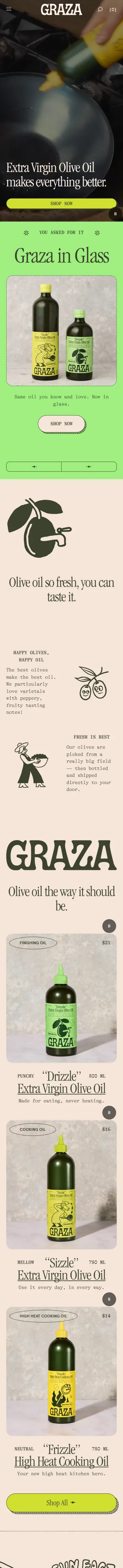Graza preview (mobile)