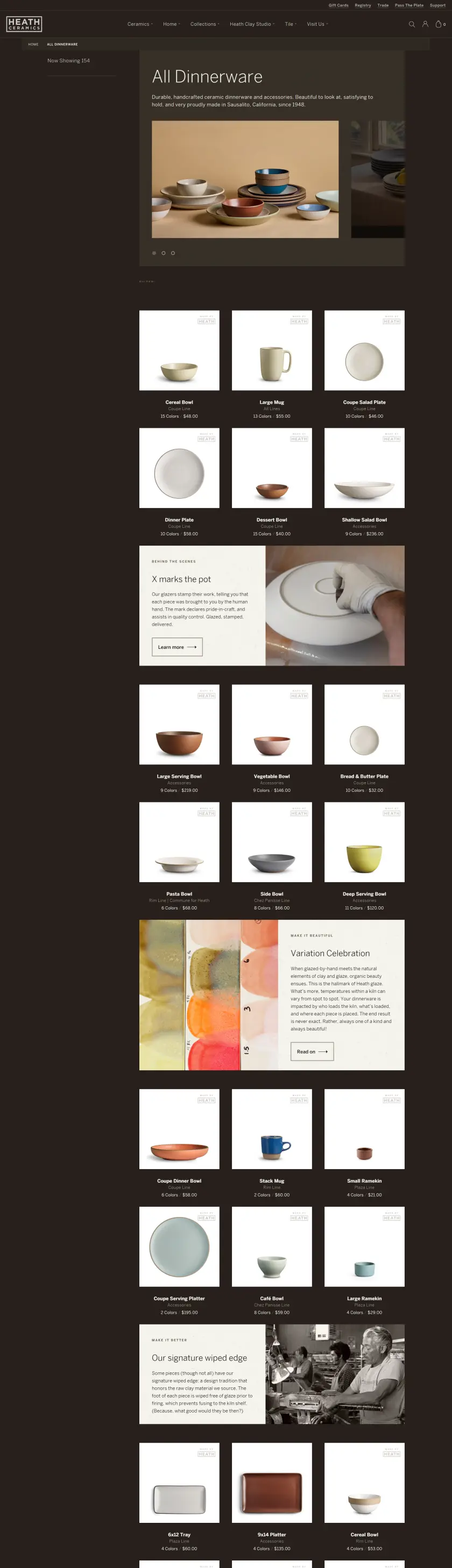 Heath Ceramics preview