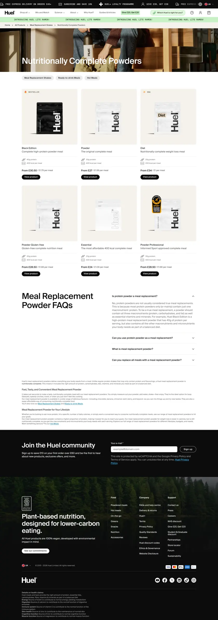 Huel preview