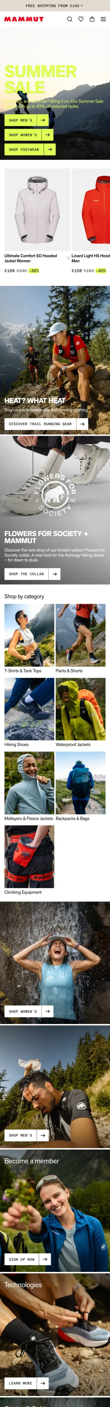 Mammut preview (mobile)
