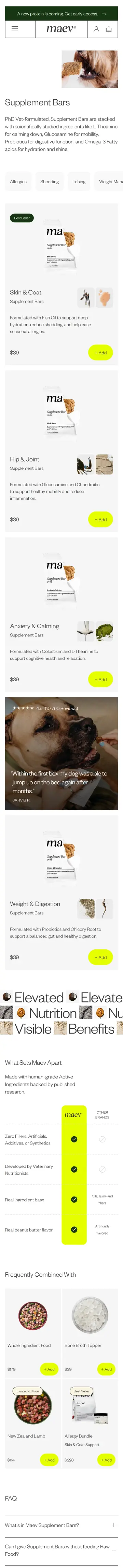 Maev preview (mobile)