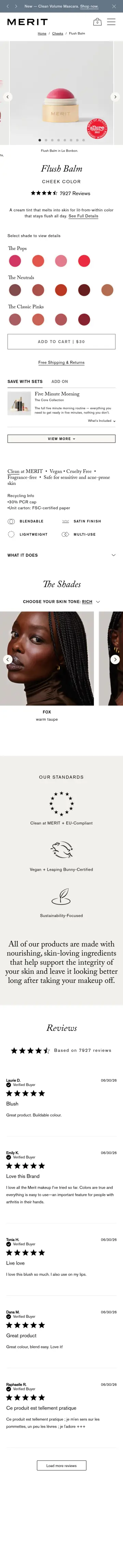 Merit preview (mobile)