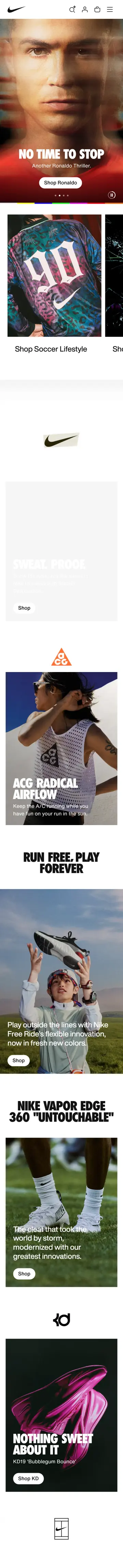 Nike preview (mobile)