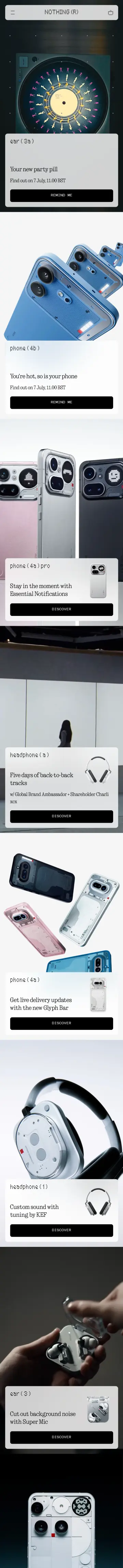 Nothing preview (mobile)