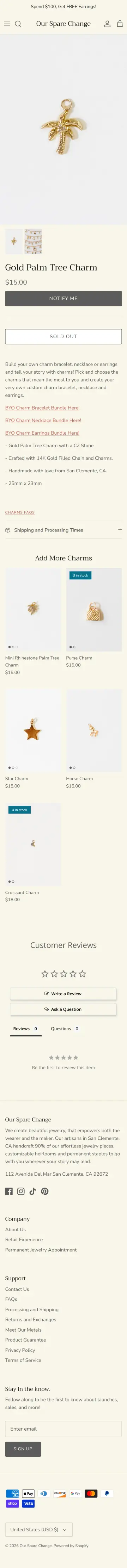 Spare Change preview (mobile)