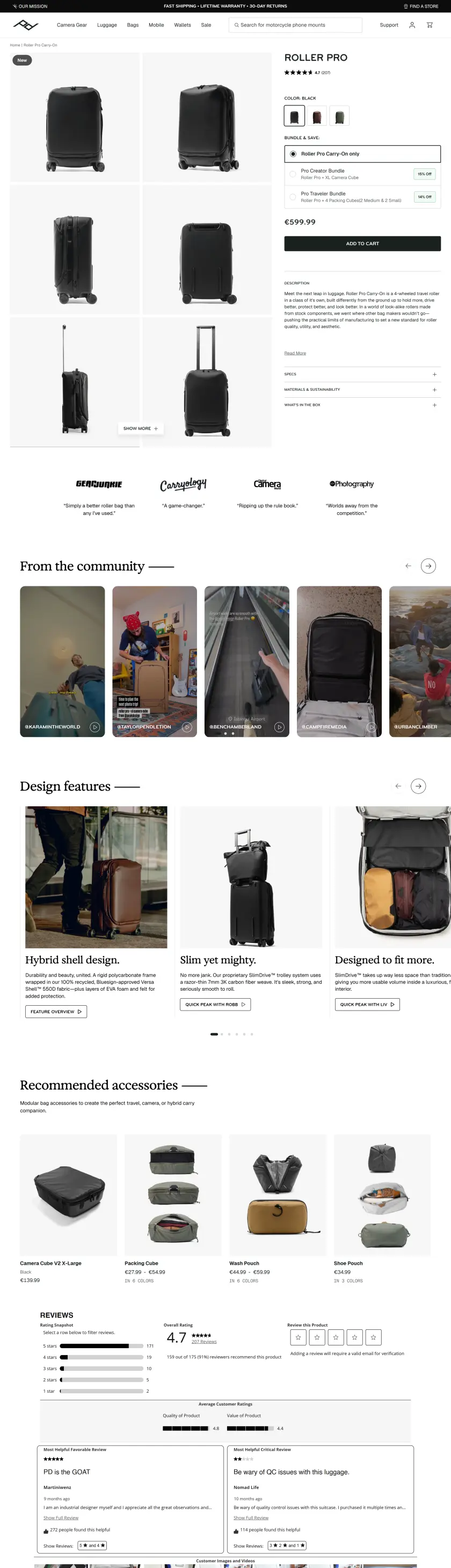 Peak Design preview