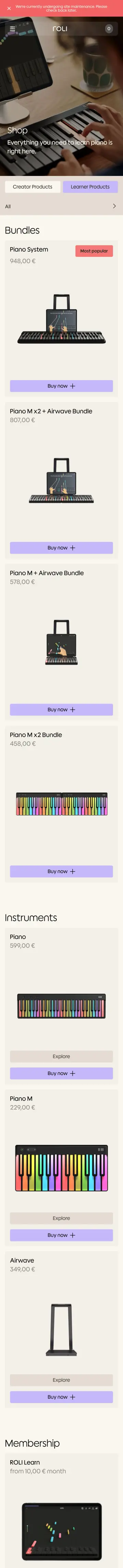 ROLI preview (mobile)
