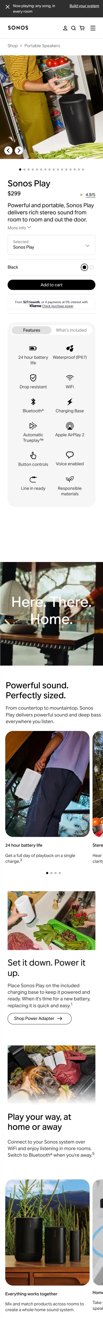 Sonos preview (mobile)
