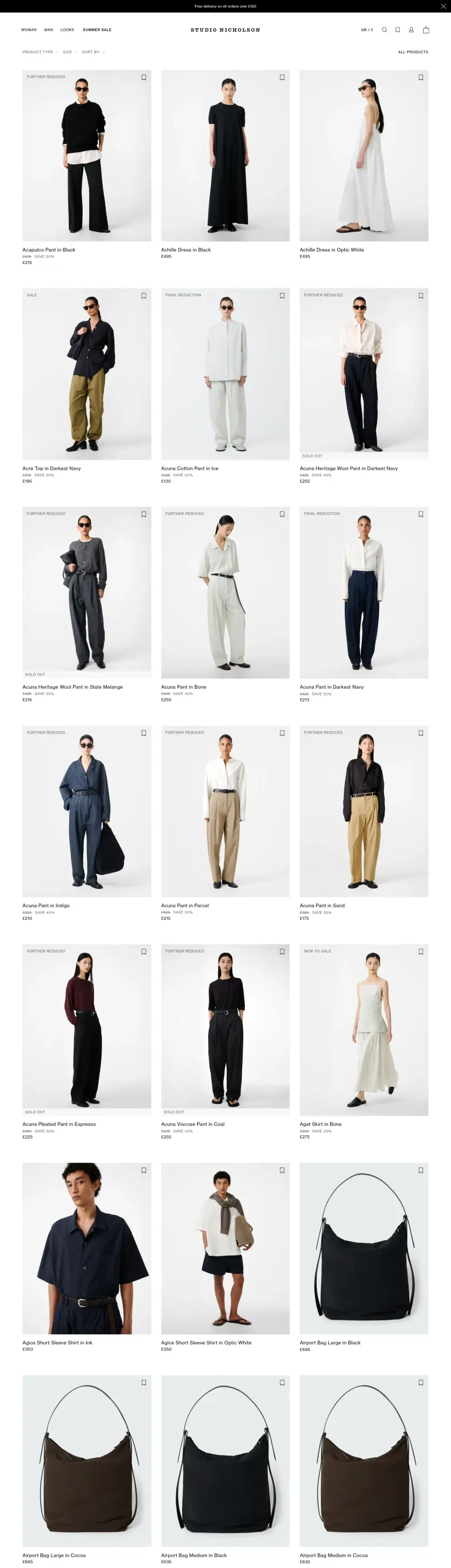 Studio Nicholson preview