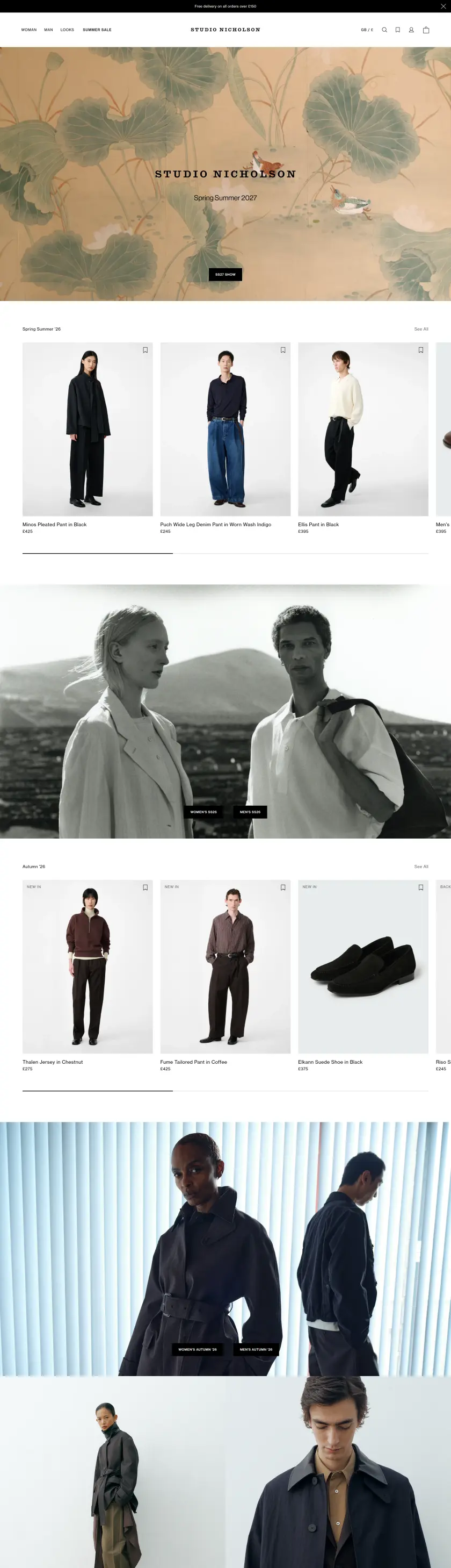 Studio Nicholson preview