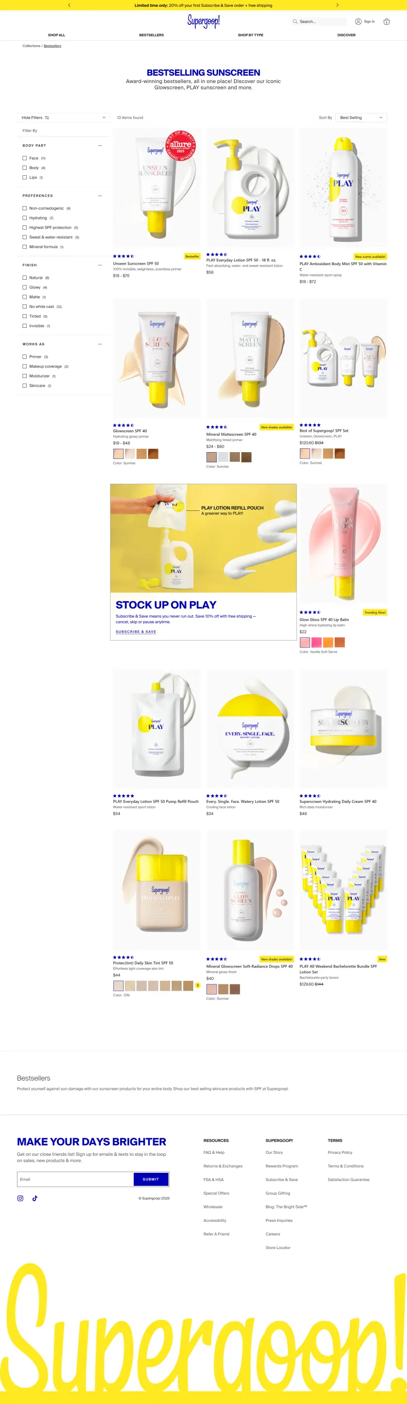Supergoop preview