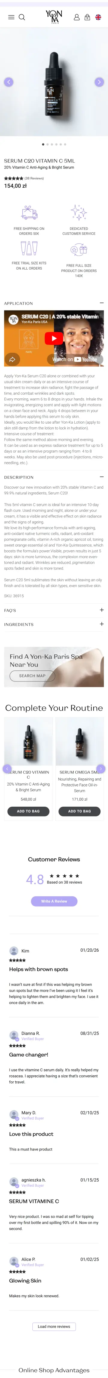 Yon-Ka preview (mobile)