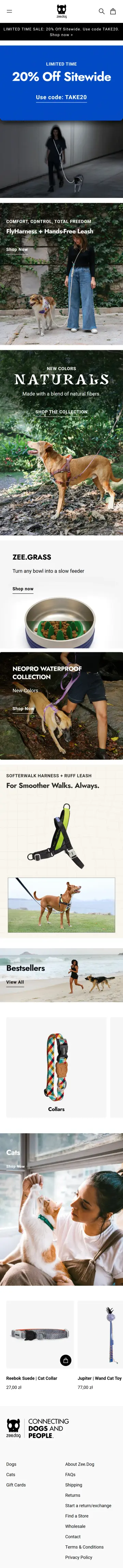 Zee.Dog preview (mobile)